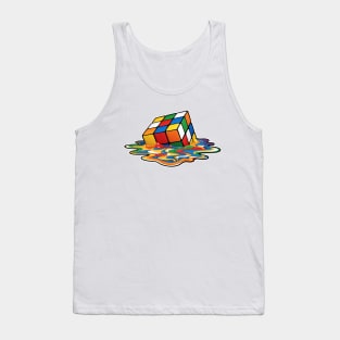 Melting Rubik Cube Tank Top